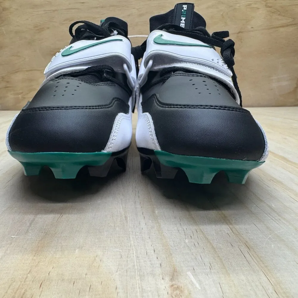 NEW Nike Air Diamond Turf Vapor Edge TD Football Cleats White Black sz 12